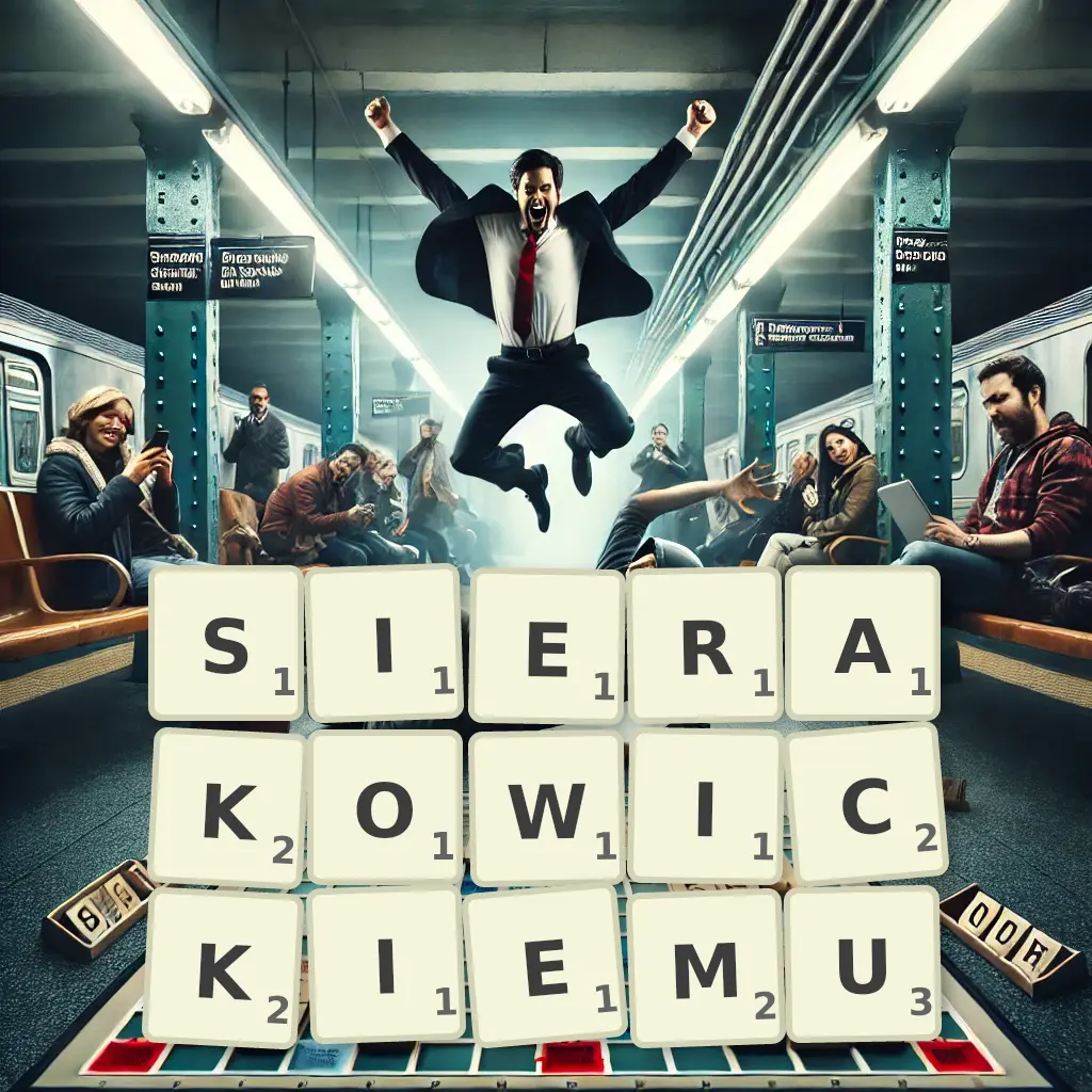 Słowa z liter SIERAKOWICKIEMU
