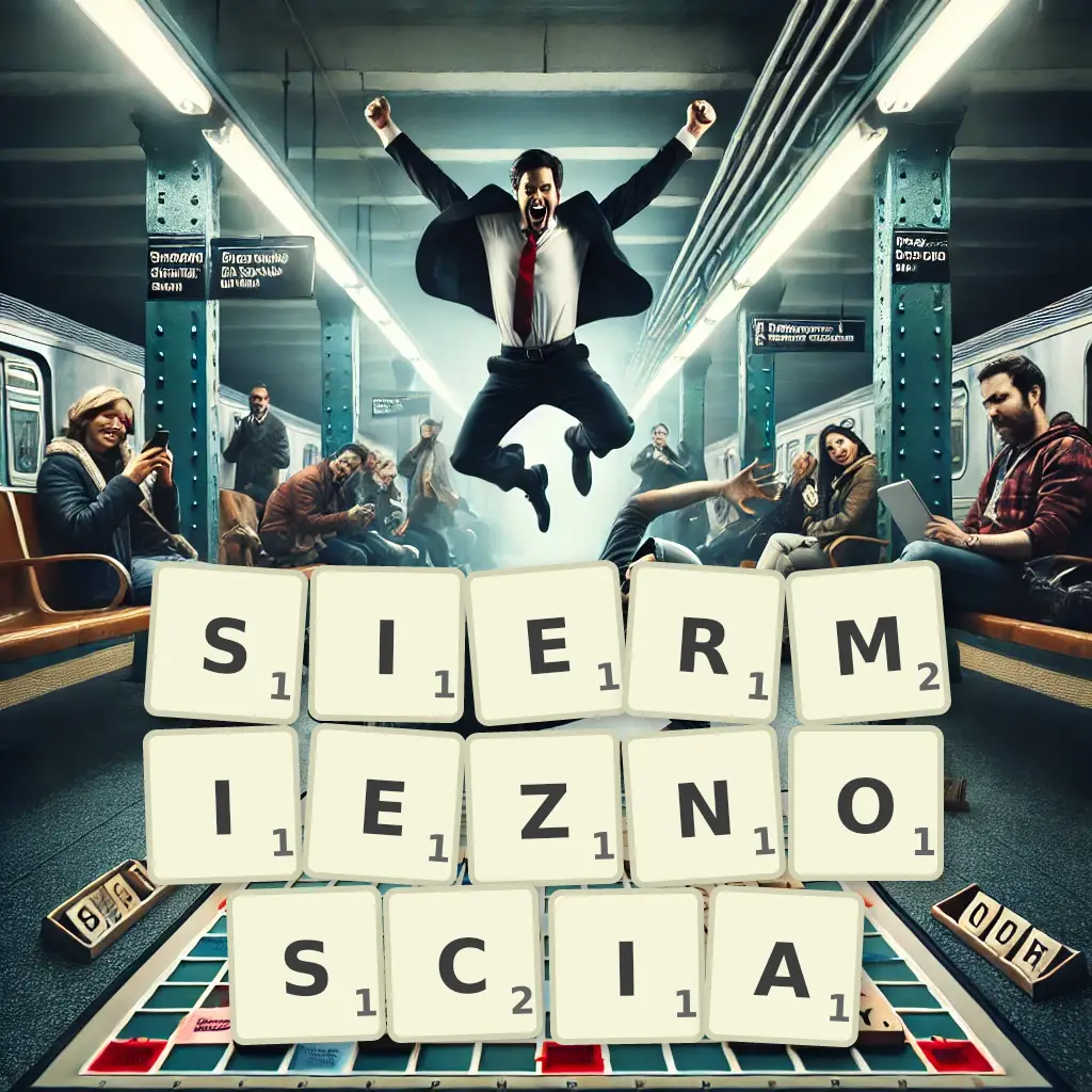 Słowa z liter SIERMIĘŻNOŚCIĄ
