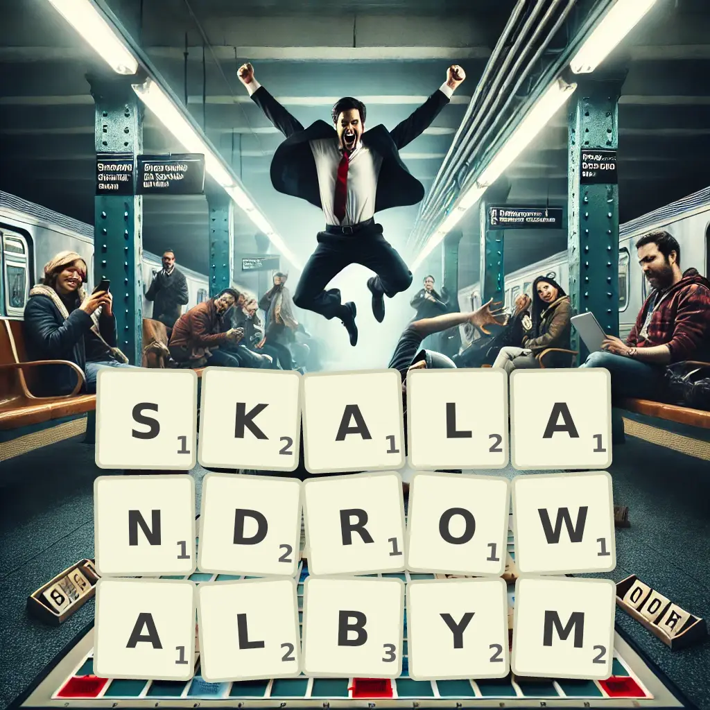 Słowa z liter SKALANDROWAŁBYM