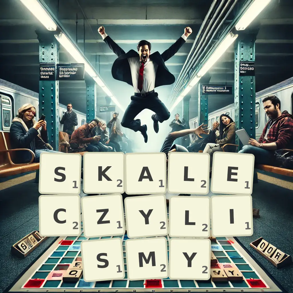 Słowa z liter SKALECZYLIŚMY