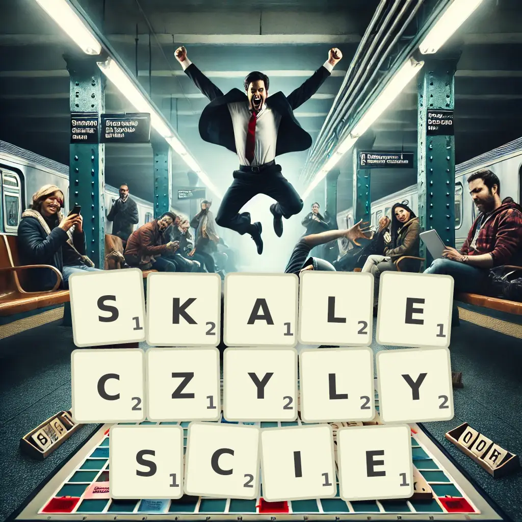 Słowa z liter SKALECZYŁYŚCIE