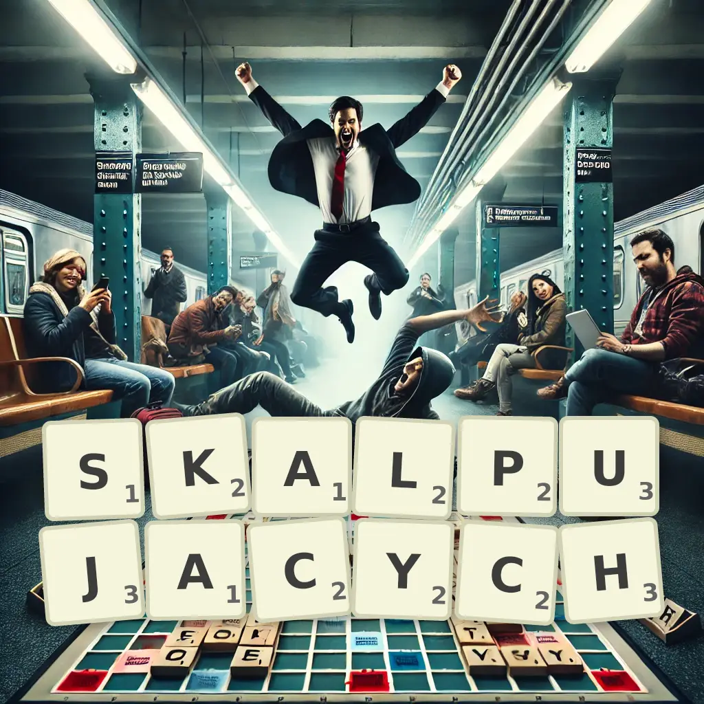 Słowa z liter SKALPUJĄCYCH