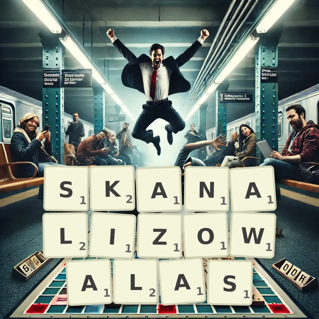 Słowa z liter SKANALIZOWAŁAŚ