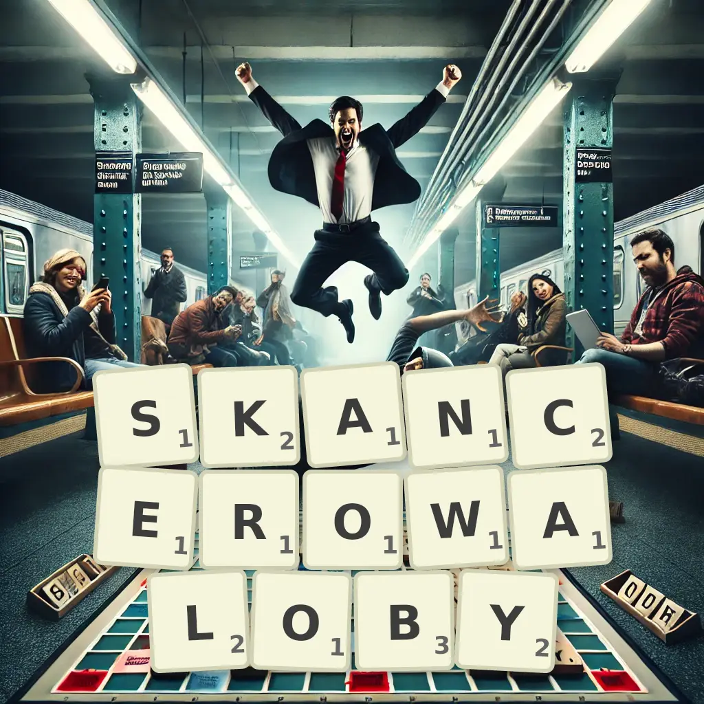 Słowa z liter SKANCEROWAŁOBY