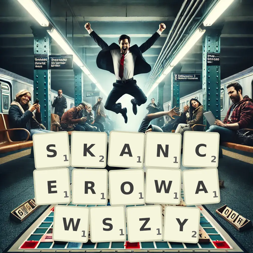 Słowa z liter SKANCEROWAWSZY