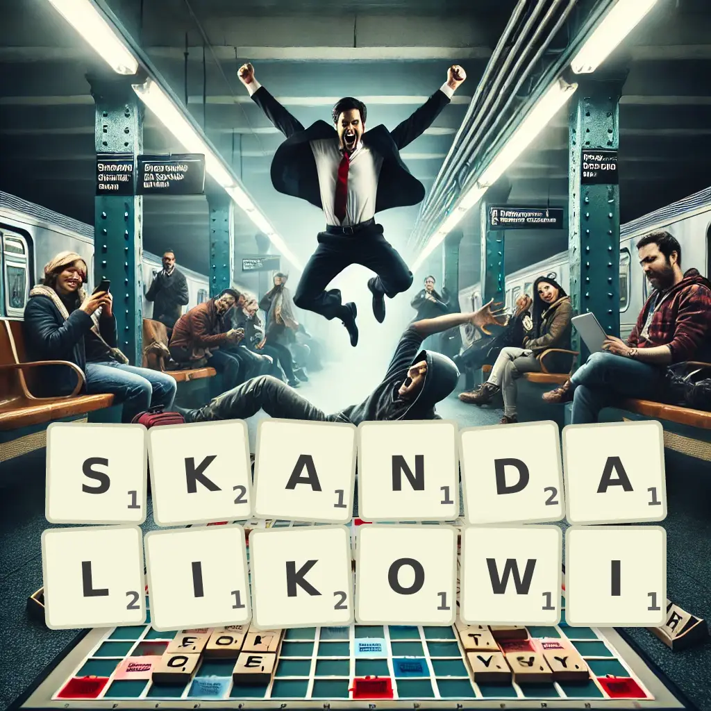Słowa z liter SKANDALIKOWI