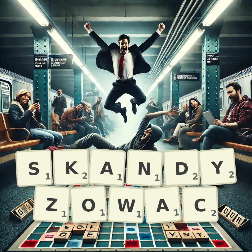 Słowa z liter SKANDYZOWAĆ