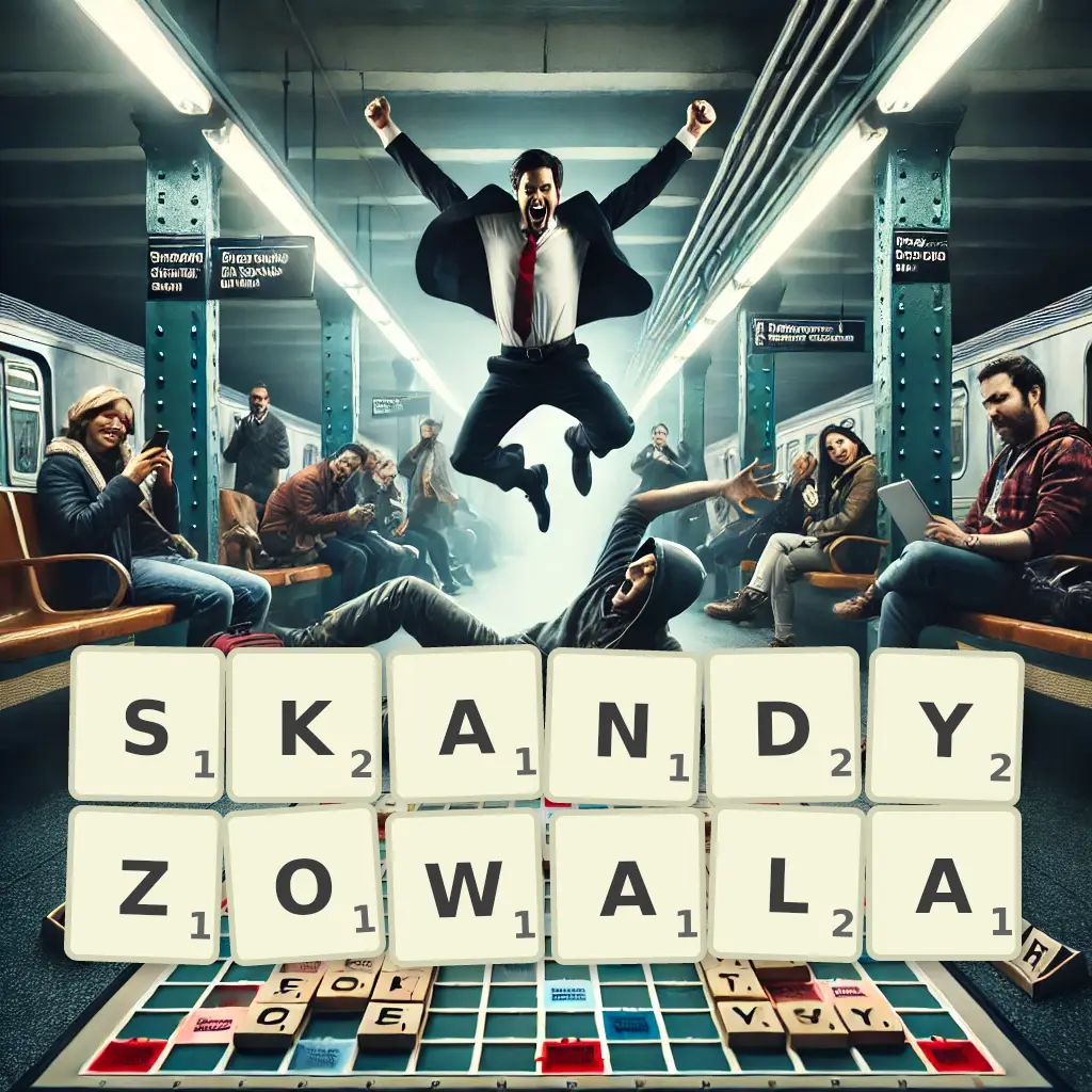 Słowa z liter SKANDYZOWAŁA
