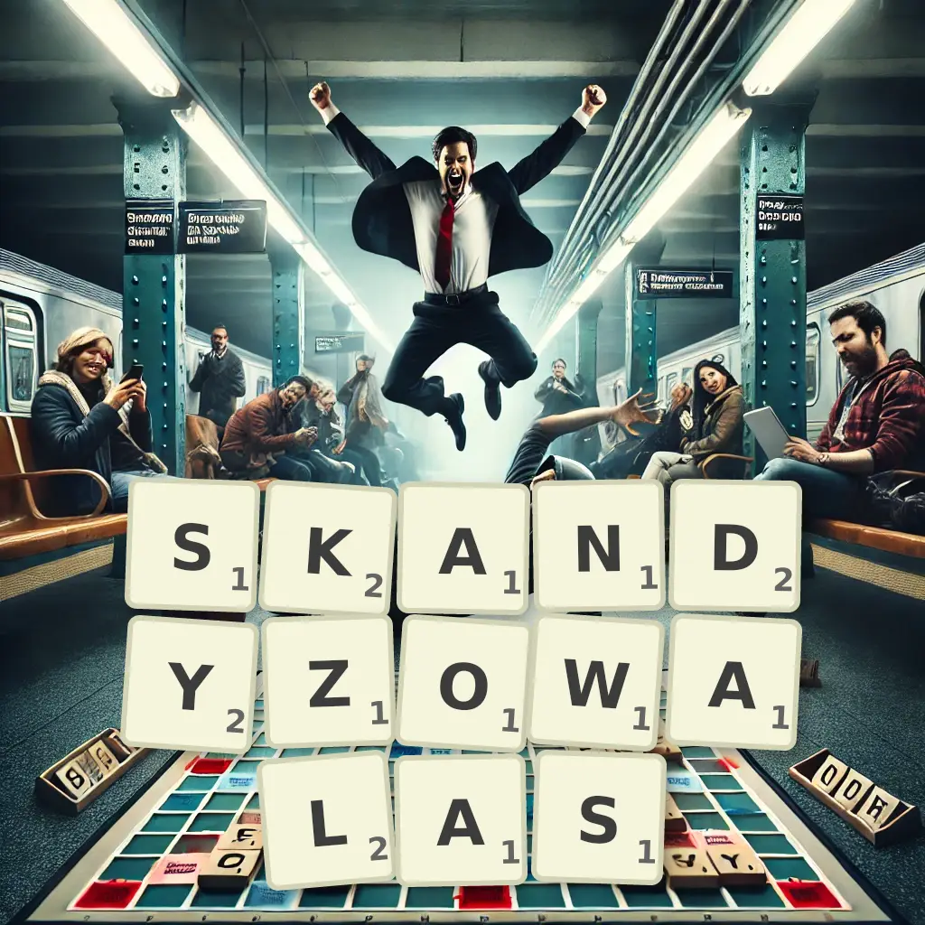Słowa z liter SKANDYZOWAŁAŚ