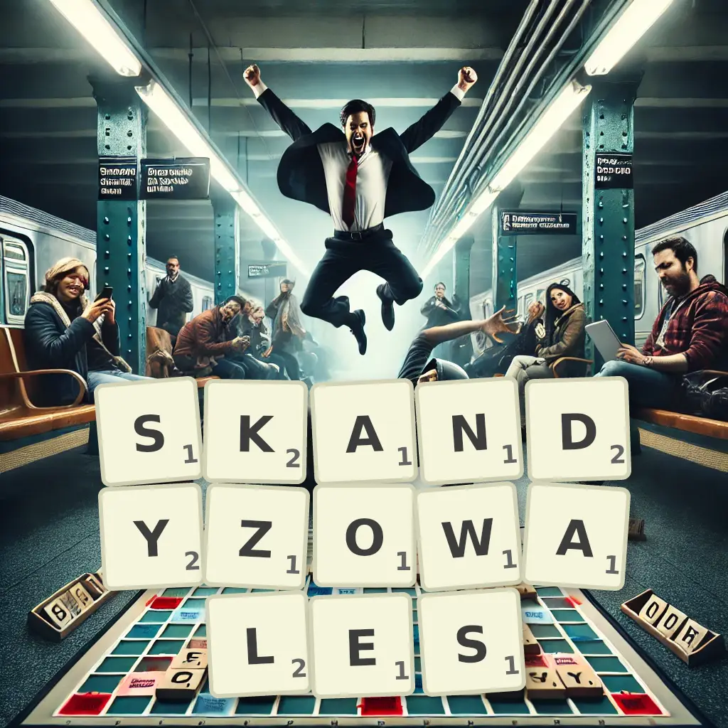 Słowa z liter SKANDYZOWAŁEŚ