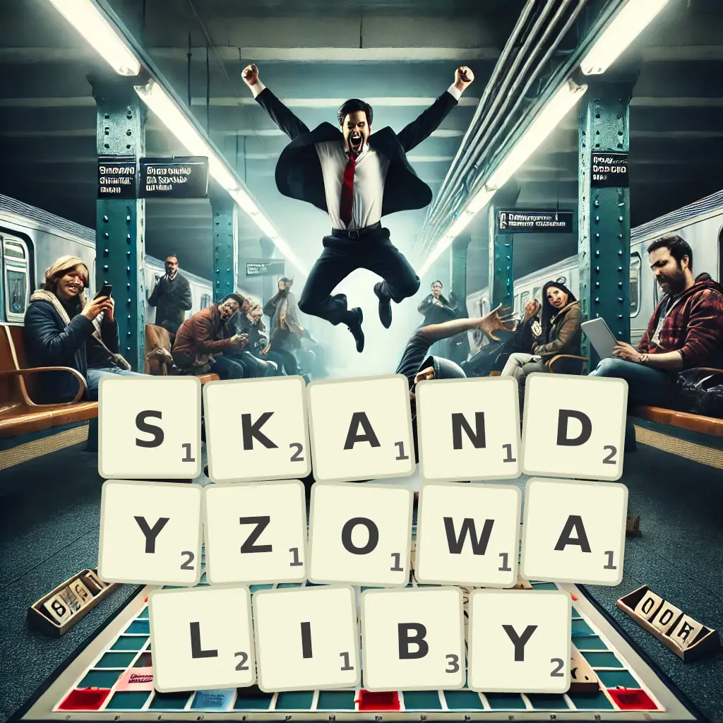 Słowa z liter SKANDYZOWALIBY