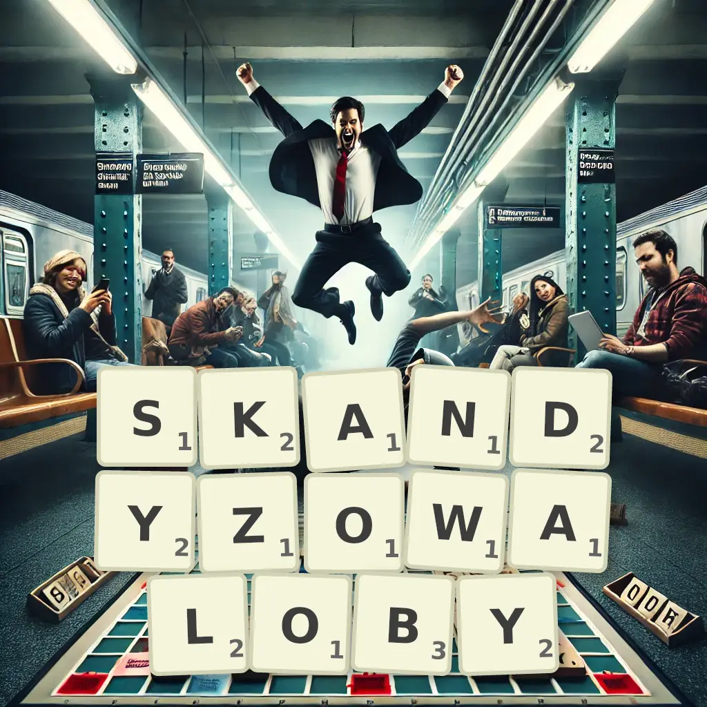 Słowa z liter SKANDYZOWAŁOBY