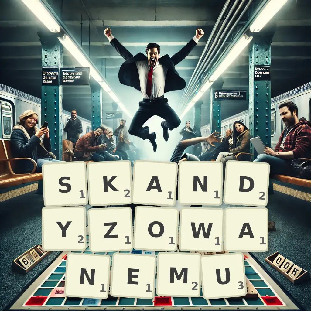 Słowa z liter SKANDYZOWANEMU