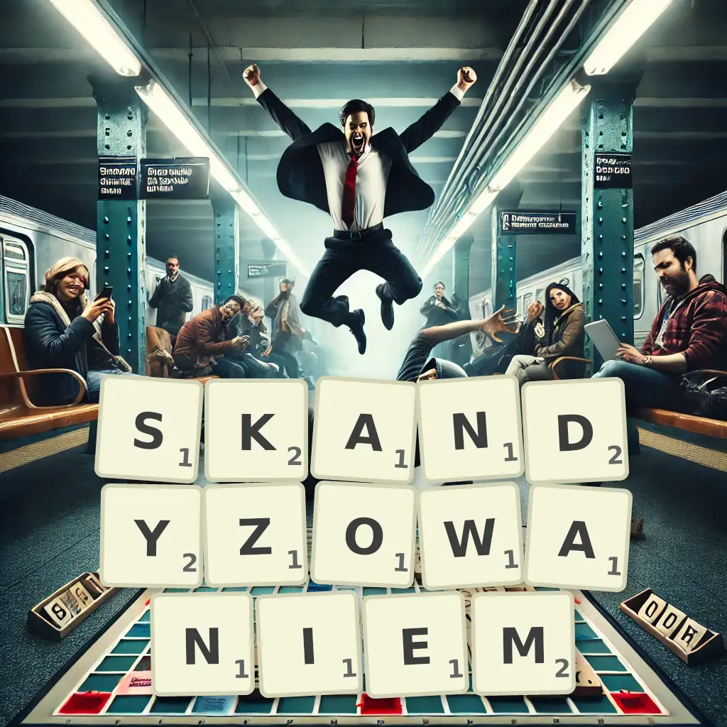 Słowa z liter SKANDYZOWANIEM