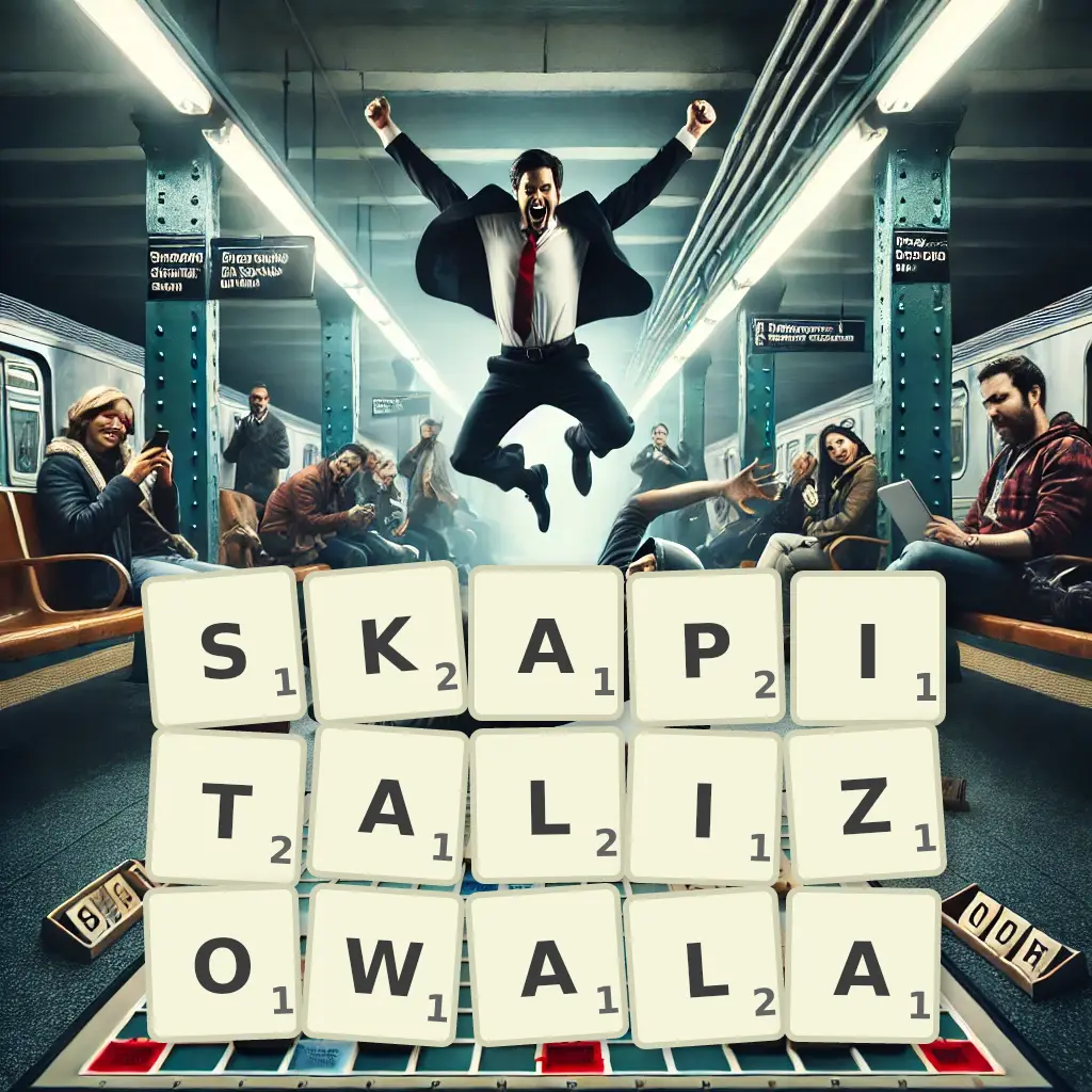 Słowa z liter SKAPITALIZOWAŁA
