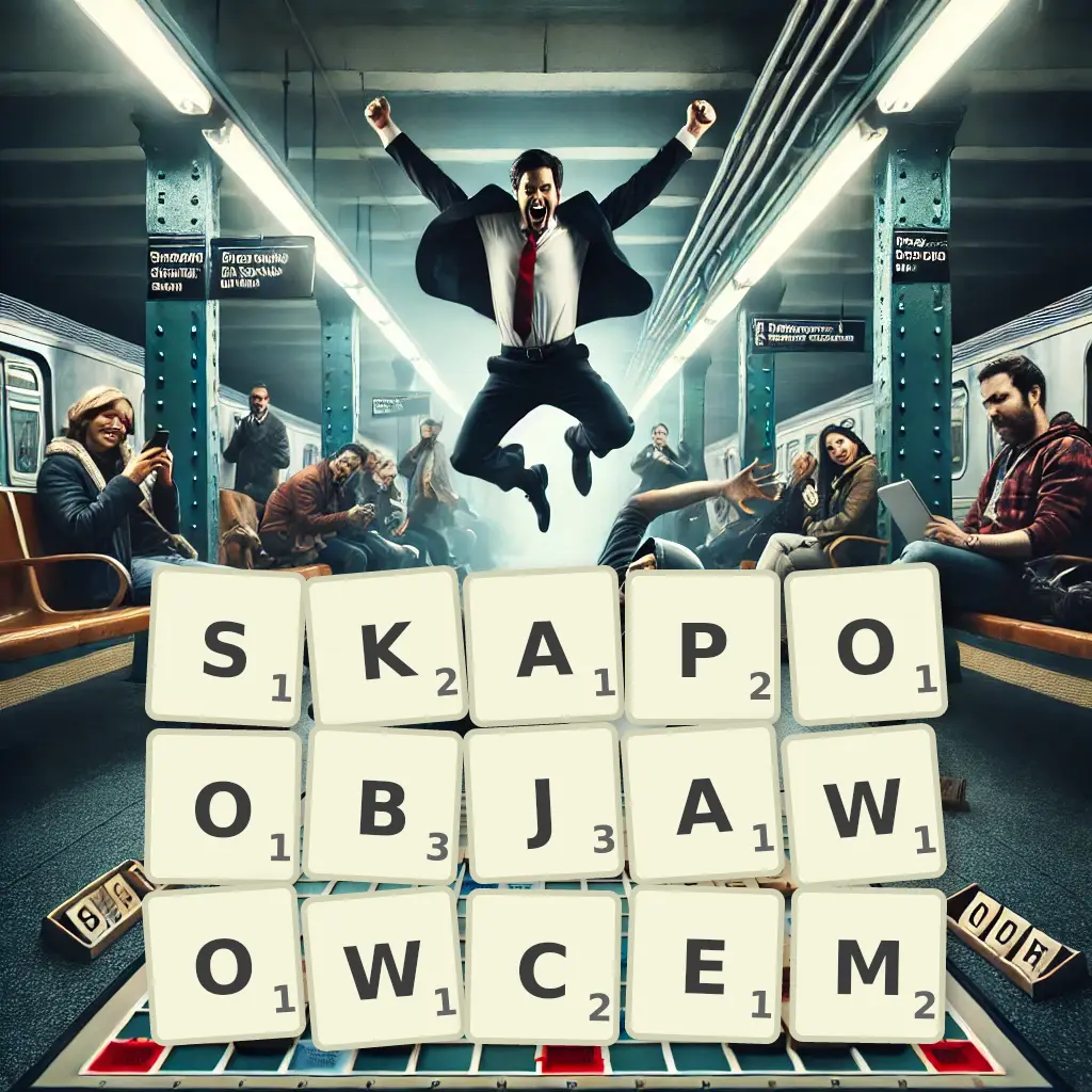 Słowa z liter SKĄPOOBJAWOWCEM