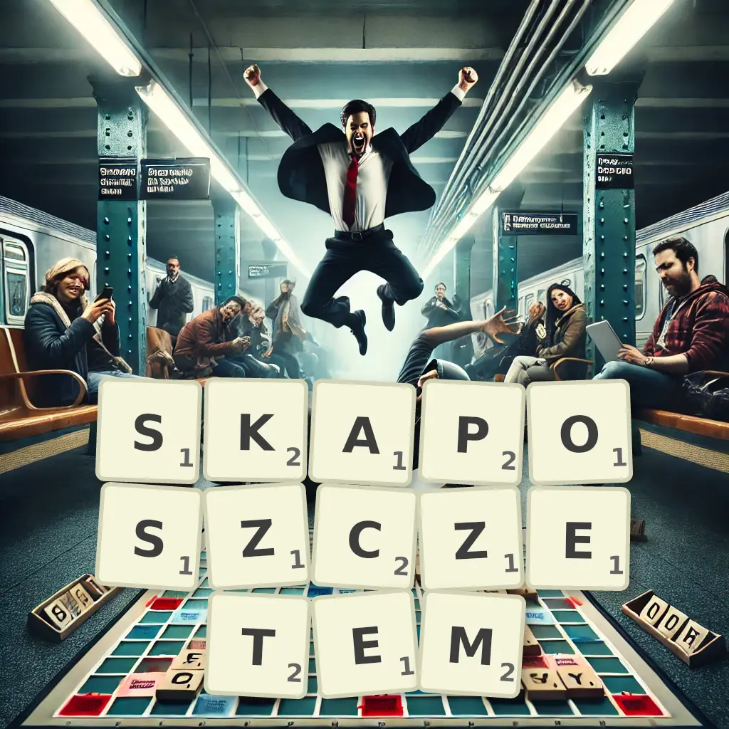Słowa z liter SKĄPOSZCZETEM