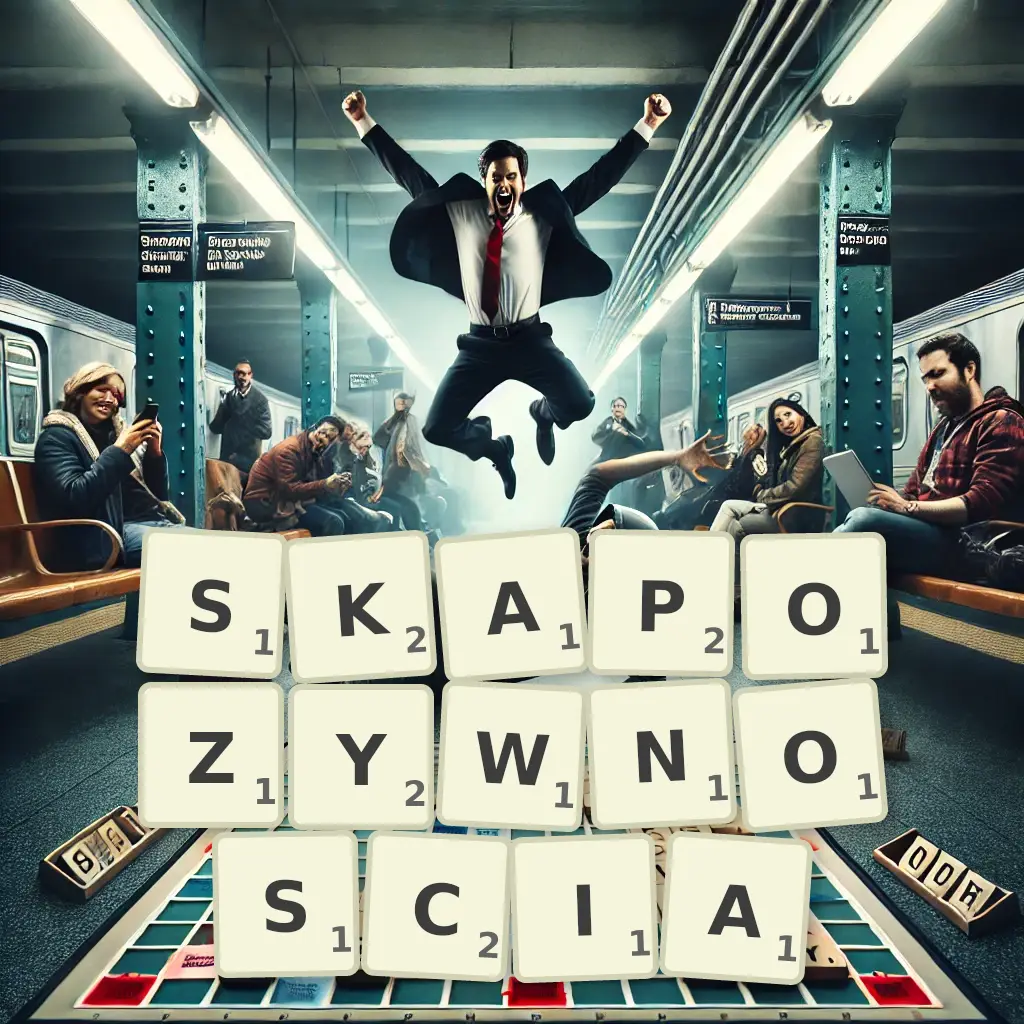 Słowa z liter SKĄPOŻYWNOŚCIĄ