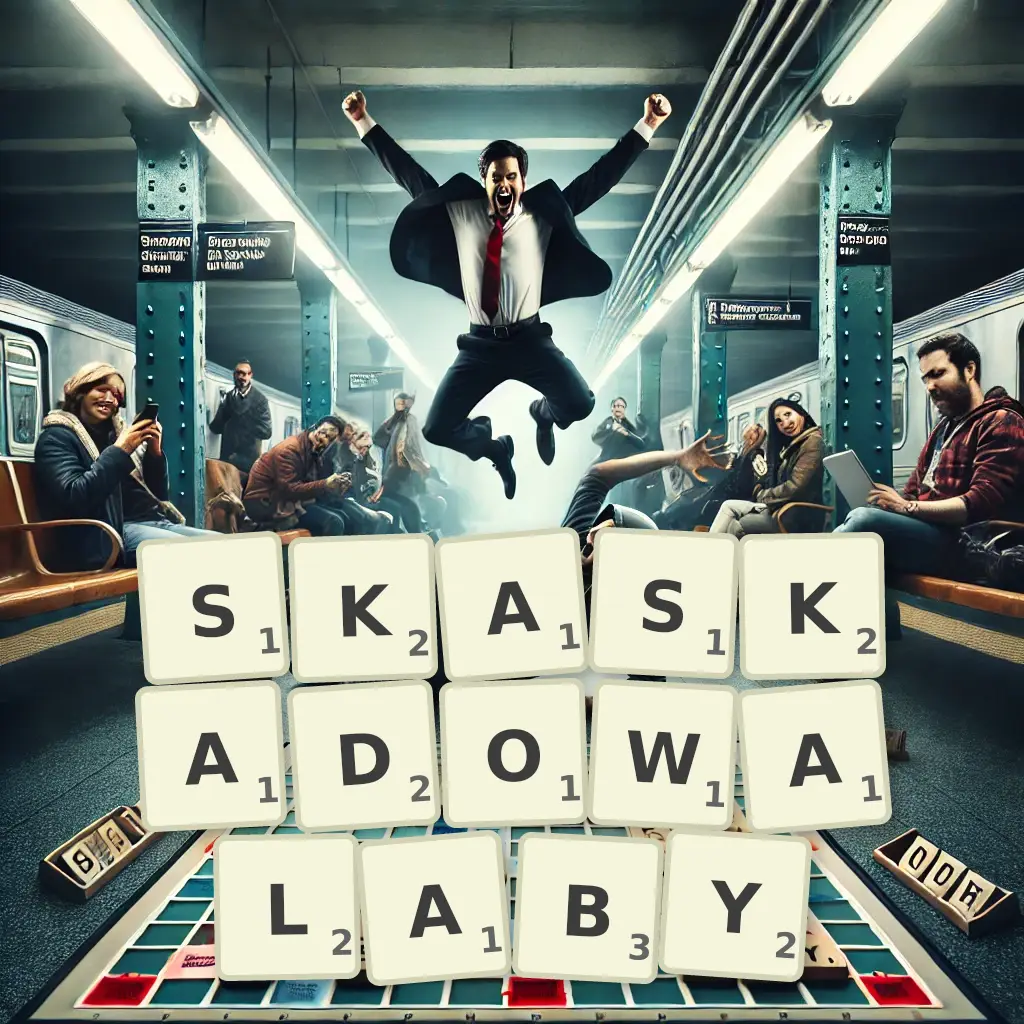 Słowa z liter SKASKADOWAŁABY