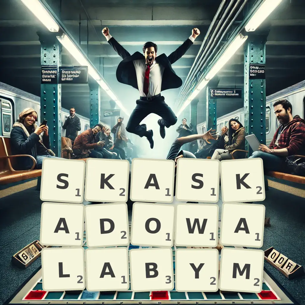 Słowa z liter SKASKADOWAŁABYM