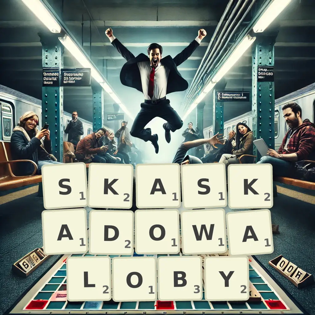 Słowa z liter SKASKADOWAŁOBY