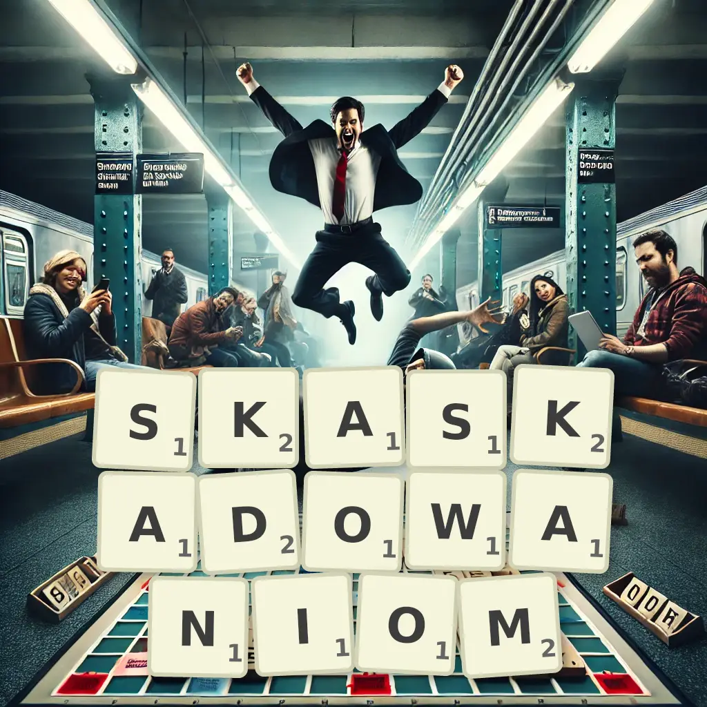 Słowa z liter SKASKADOWANIOM