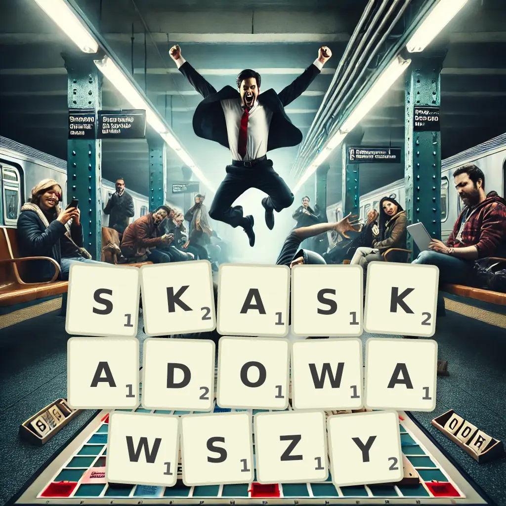 Słowa z liter SKASKADOWAWSZY