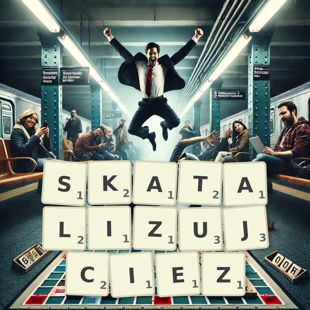 Słowa z liter SKATALIZUJCIEŻ
