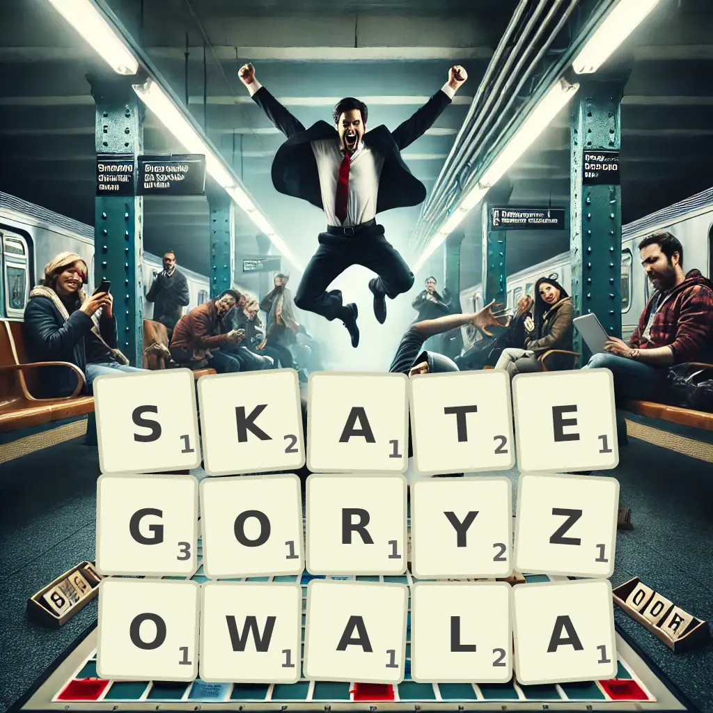 Słowa z liter SKATEGORYZOWAŁA