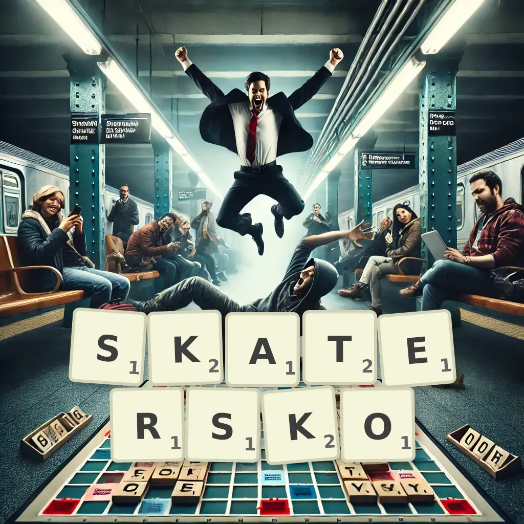 Lista słów z liter SKATERSKO Słowa z liter SKATERSKO
