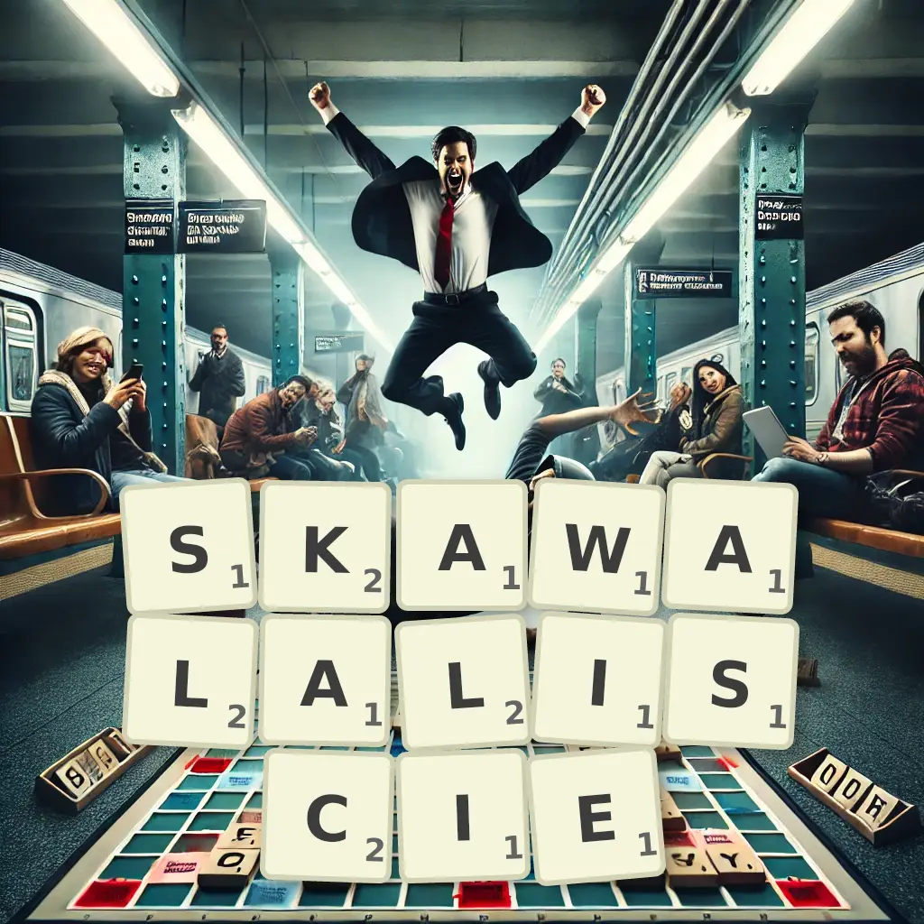 Słowa z liter SKAWALALIŚCIE