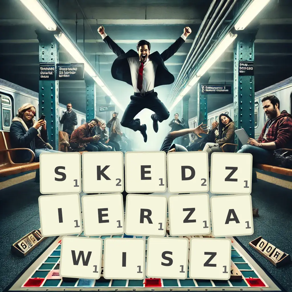 Słowa z liter SKĘDZIERZAWISZ