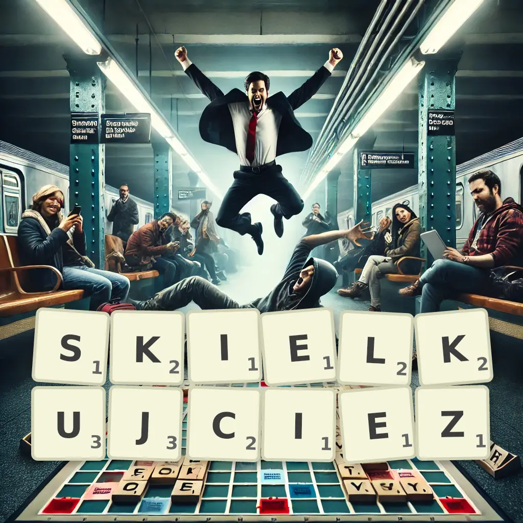 Słowa z liter SKIEŁKUJCIEŻ