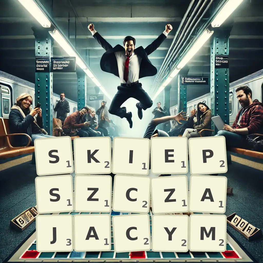 Słowa z liter SKIEPSZCZAJĄCYM