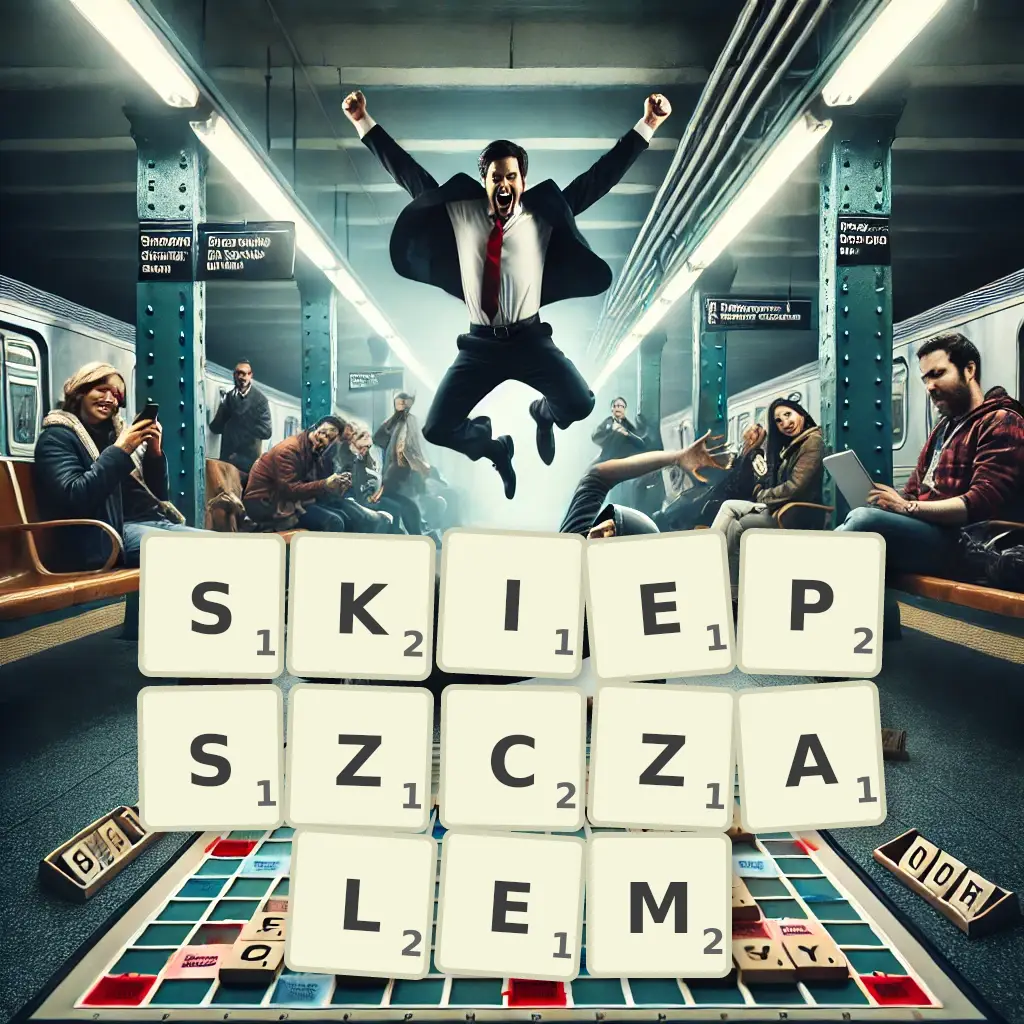 Słowa z liter SKIEPSZCZAŁEM