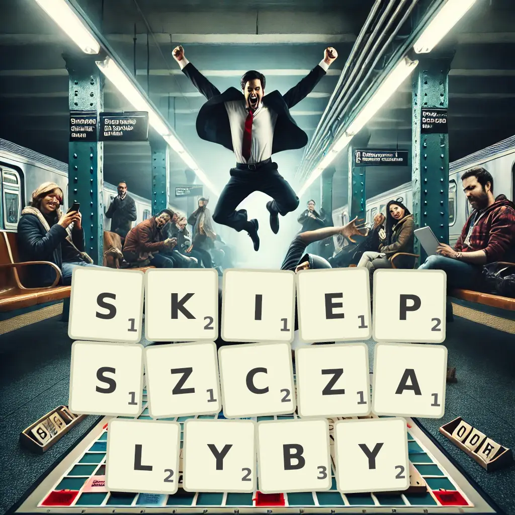 Słowa z liter SKIEPSZCZAŁYBY