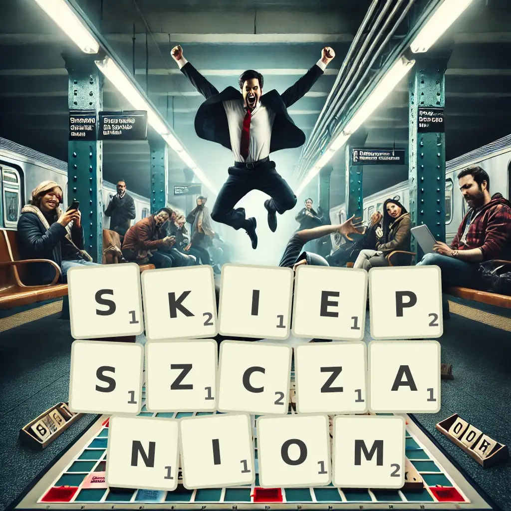 Słowa z liter SKIEPSZCZANIOM