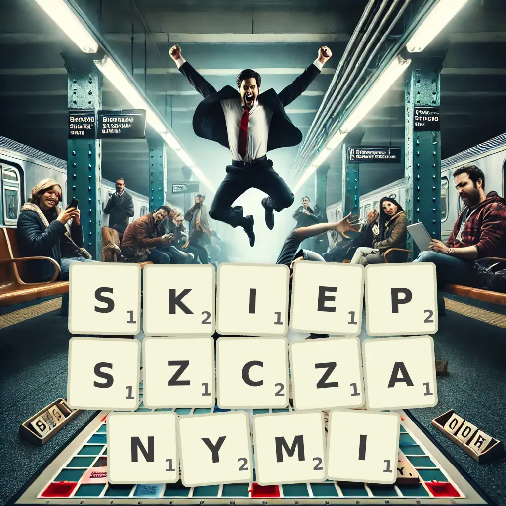 Słowa z liter SKIEPSZCZANYMI