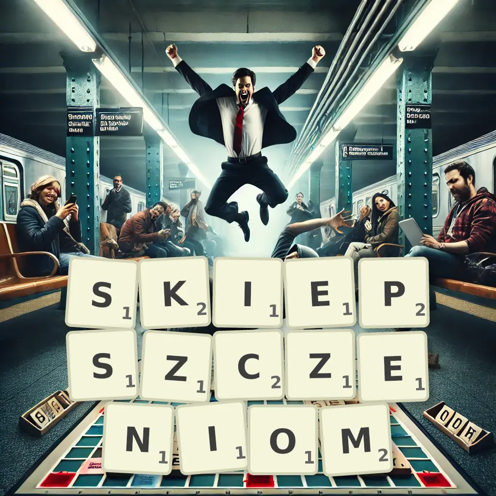 Słowa z liter SKIEPSZCZENIOM