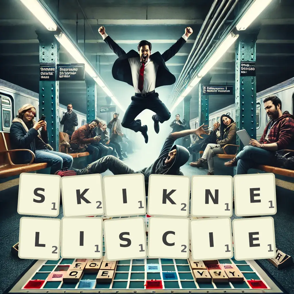 Słowa z liter SKIKNĘLIŚCIE