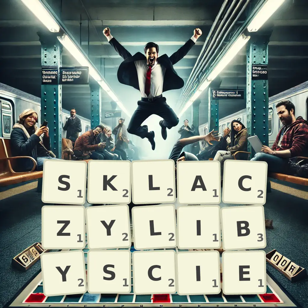Słowa z liter SKŁACZYLIBYŚCIE