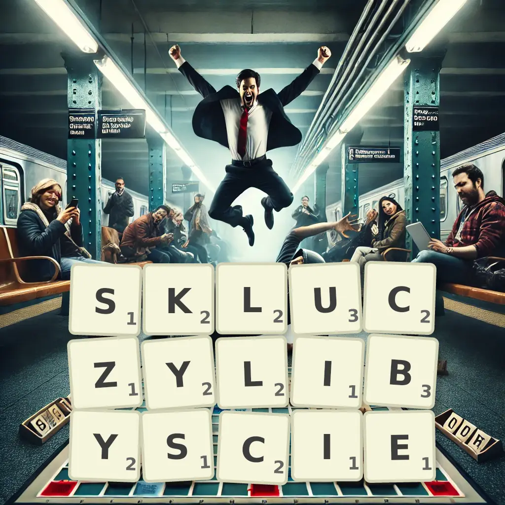 Słowa z liter SKLUCZYLIBYŚCIE