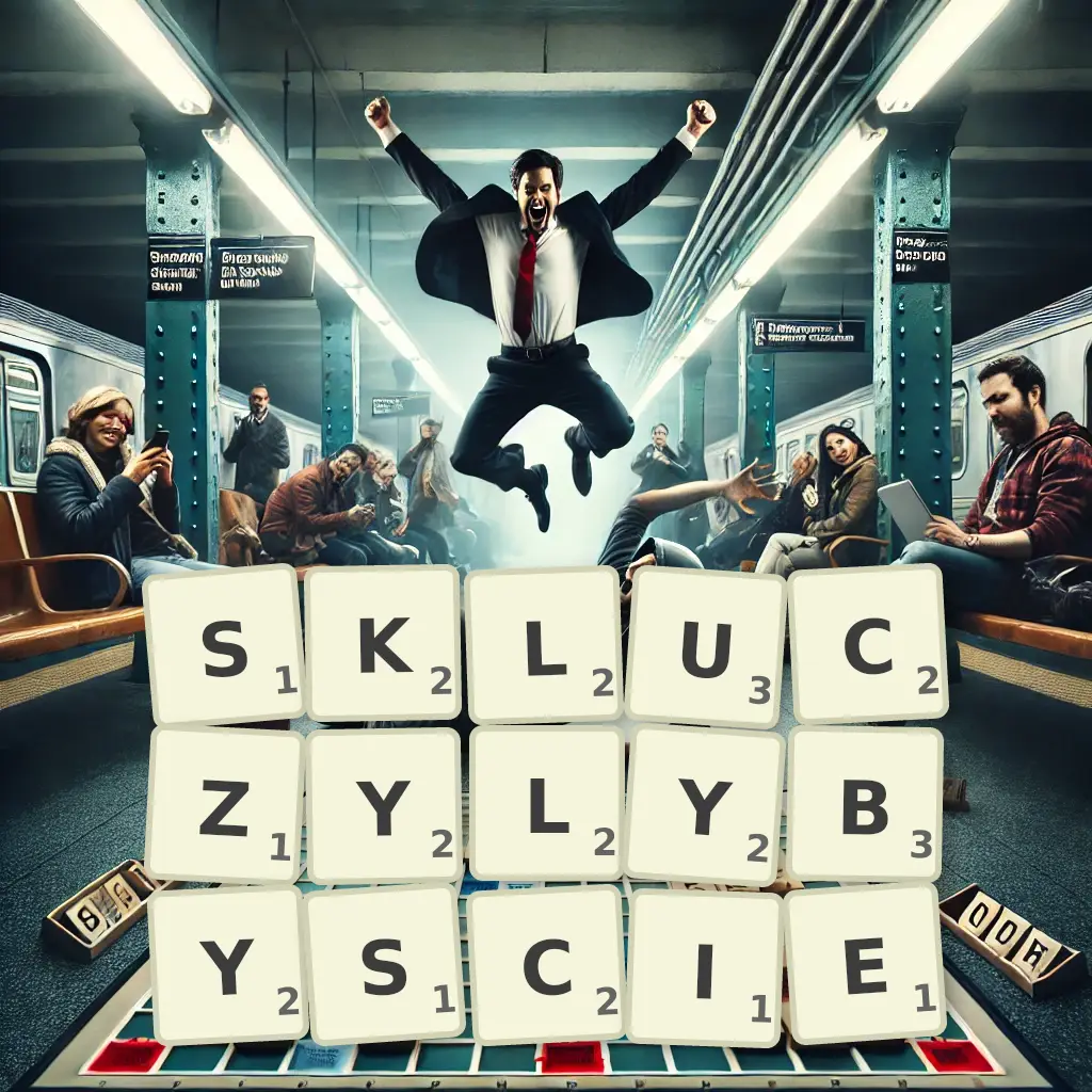 Słowa z liter SKLUCZYŁYBYŚCIE
