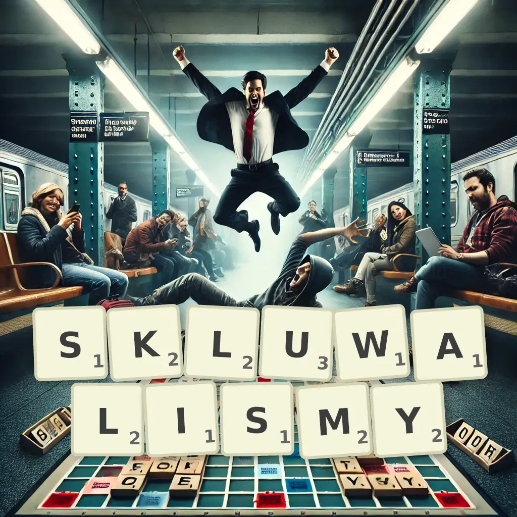 Słowa z liter SKŁUWALIŚMY