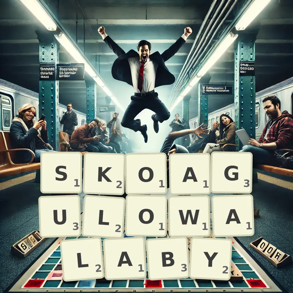 Słowa z liter SKOAGULOWAŁABY
