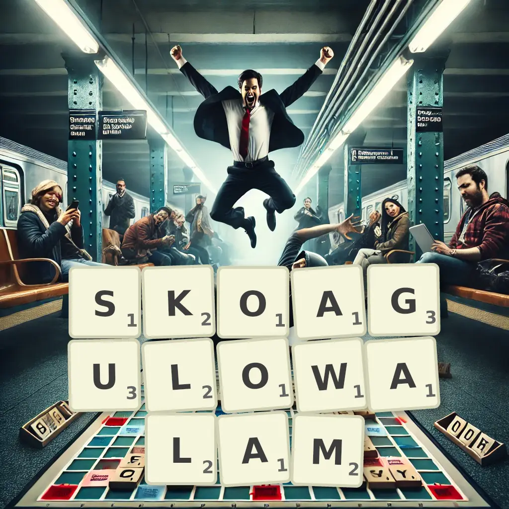 Słowa z liter SKOAGULOWAŁAM