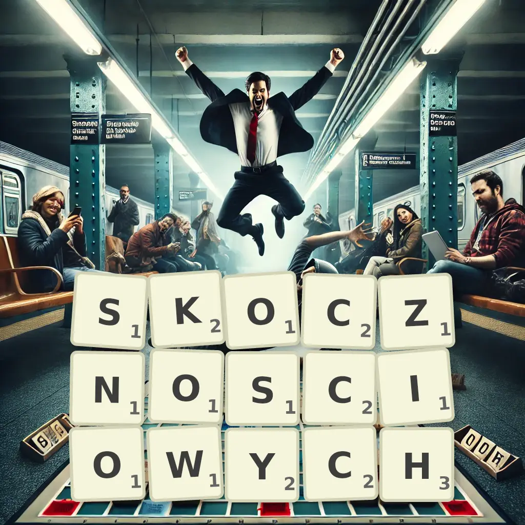 Słowa z liter SKOCZNOŚCIOWYCH