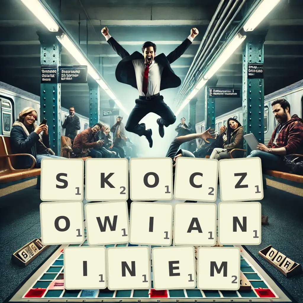 Słowa z liter SKOCZOWIANINEM