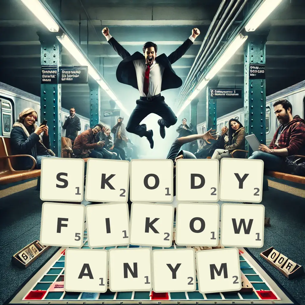 Słowa z liter SKODYFIKOWANYM