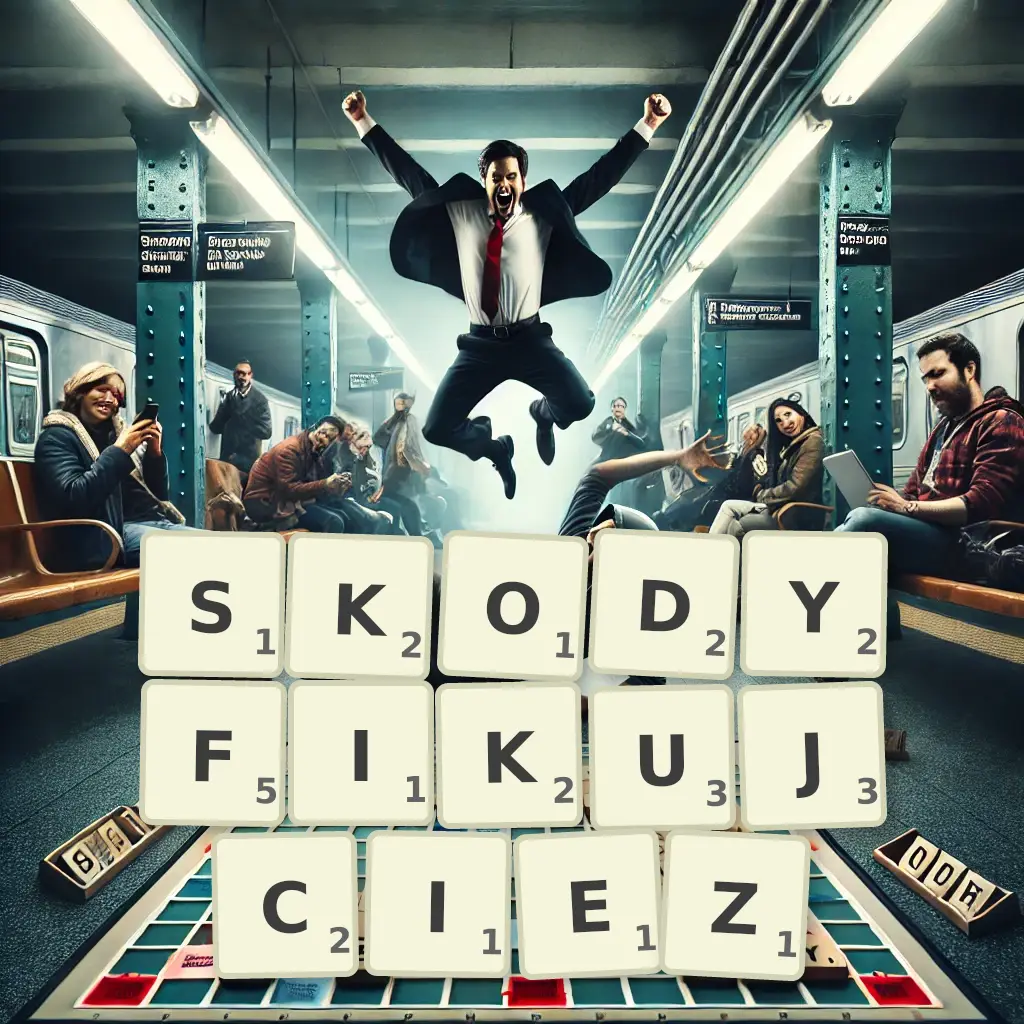 Słowa z liter SKODYFIKUJCIEŻ